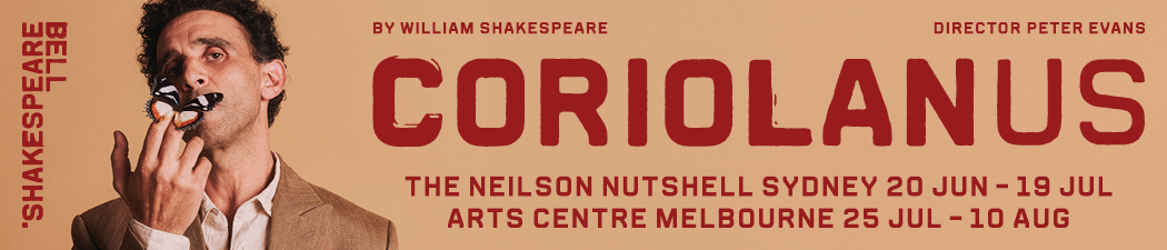 Bell Shakespeare - Coriolanus banner